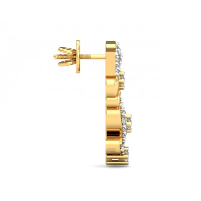 Tauri Diamond Earrings In Gold
